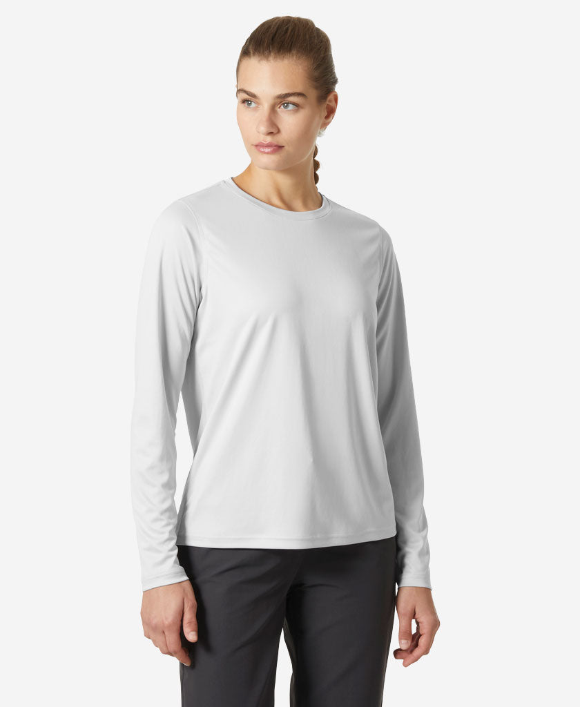 W HH TECH CREW LS 2.0, Grey Fog