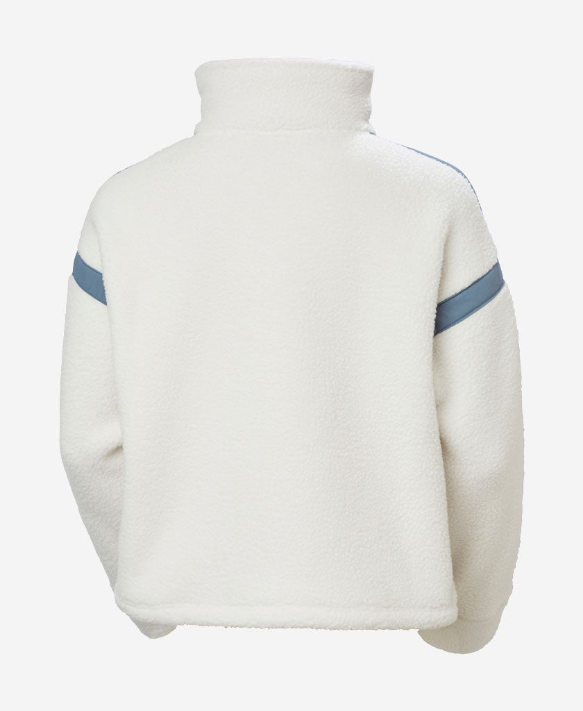 W IMPERIAL PILE ZIP PULLOVER, Snow