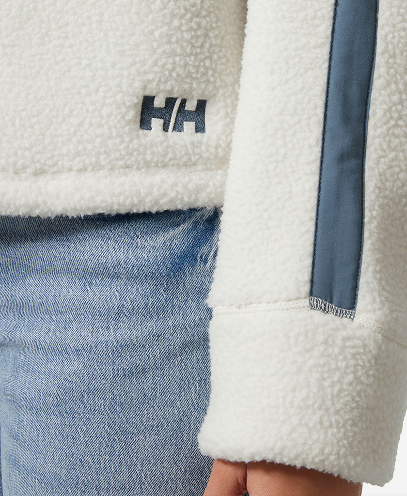W IMPERIAL PILE ZIP PULLOVER, Snow