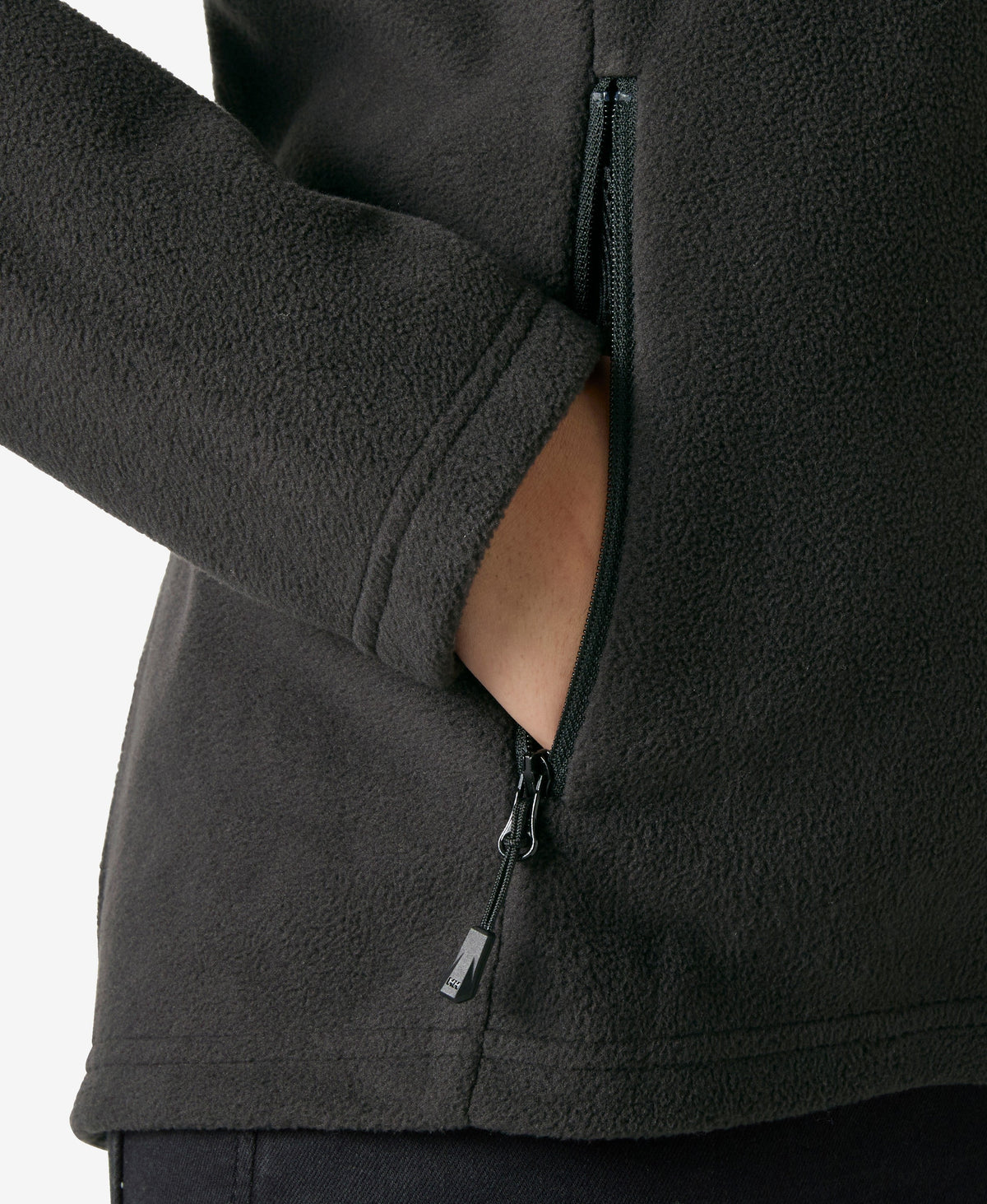 W MARIDALEN FLEECE JACKET, Black