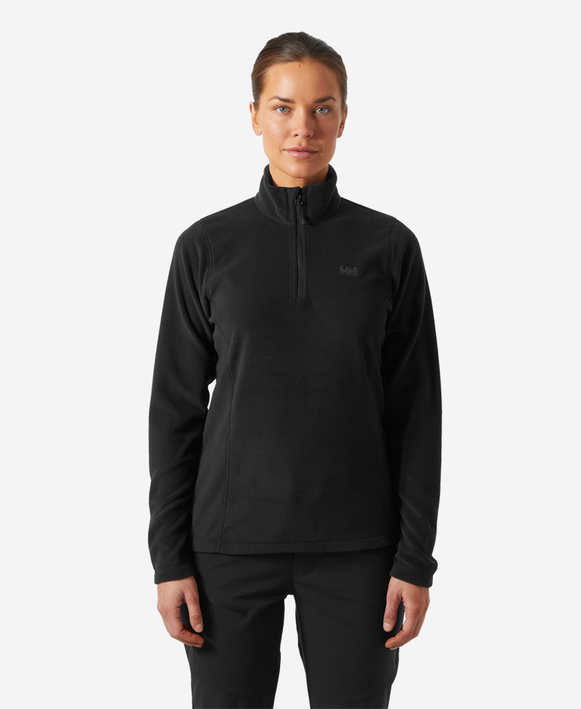 W DAYBREAKER 1/2 ZIP FLEECE, 991 Black