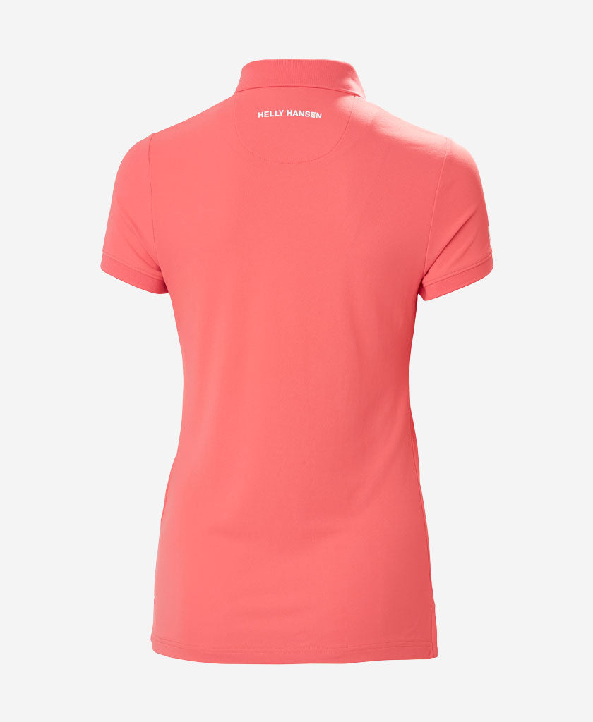 W CREWLINE POLO, Sunset Pink