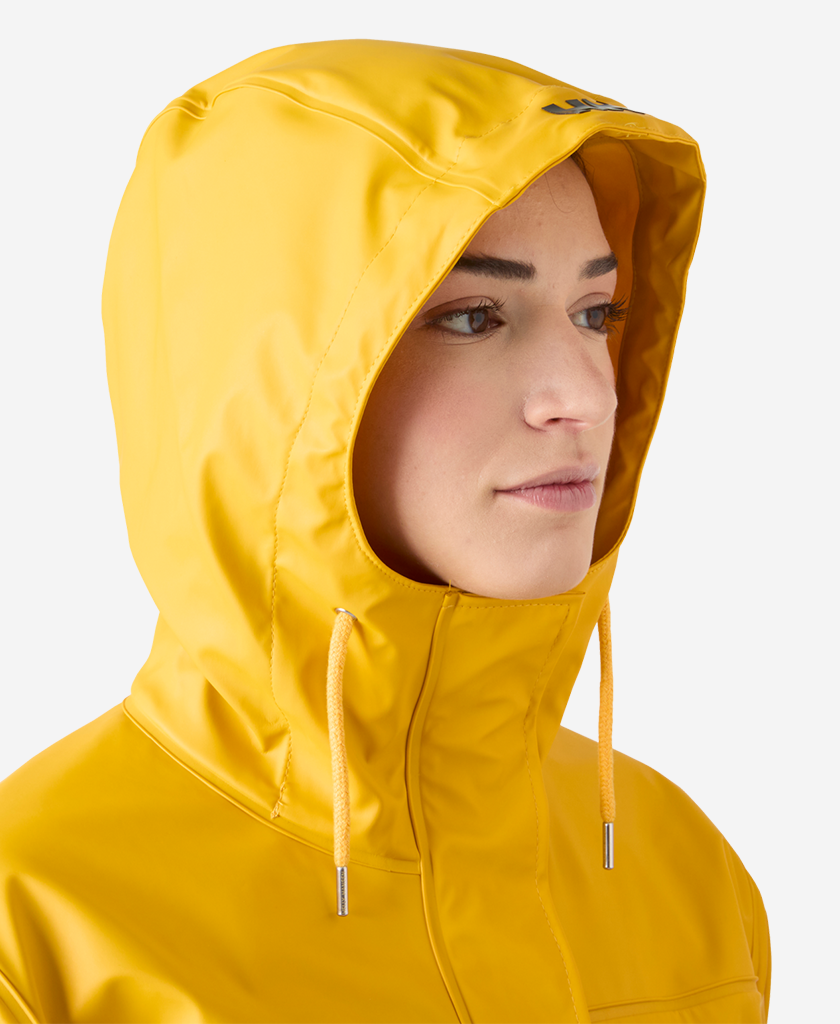 W MOSS RAIN COAT, Essential Yellow