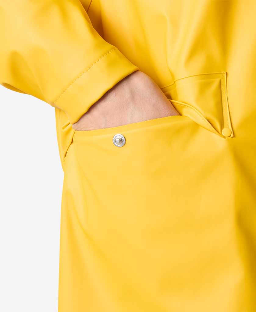 W MOSS RAIN COAT, Essential Yellow