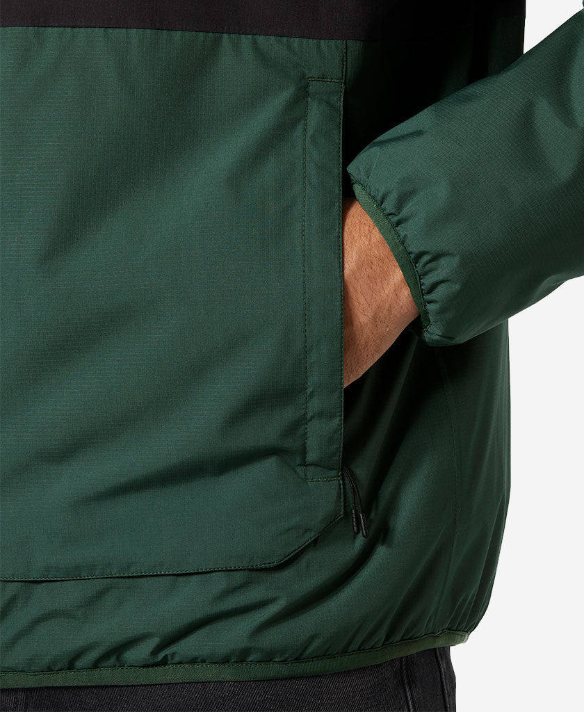 ERVIK INS RAIN JACKET, Jungle Green