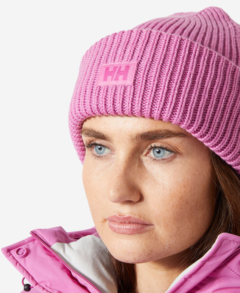 HH RIB BEANIE, Meta Pink