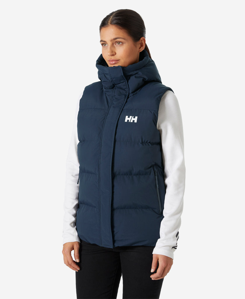 W ADORE PUFFY VEST, Navy