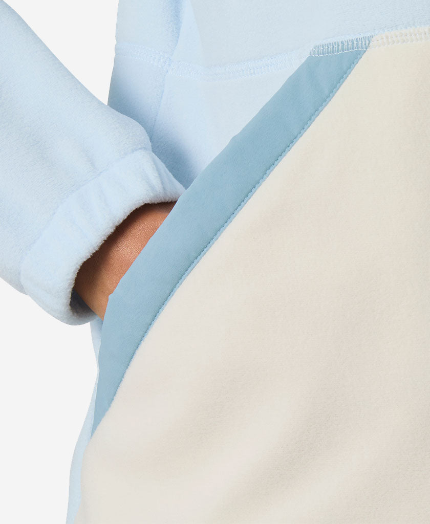 W RIG FLEECE 1/2 ZIP, Pinnacle Blue
