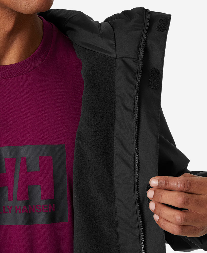 VANCOUVER FLEECE LINED JACKET, Black
