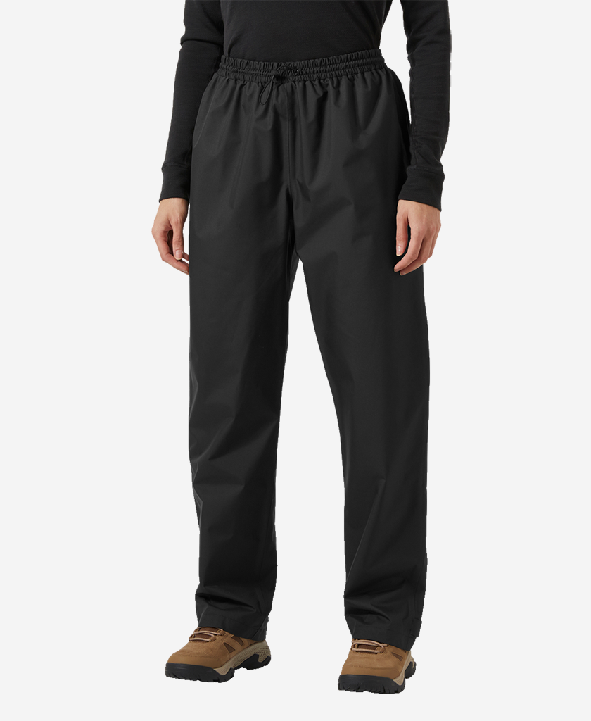 W HH RAIN PANT, Black