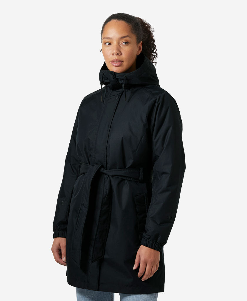 W HH CLASSIC INS TRENCH, Navy