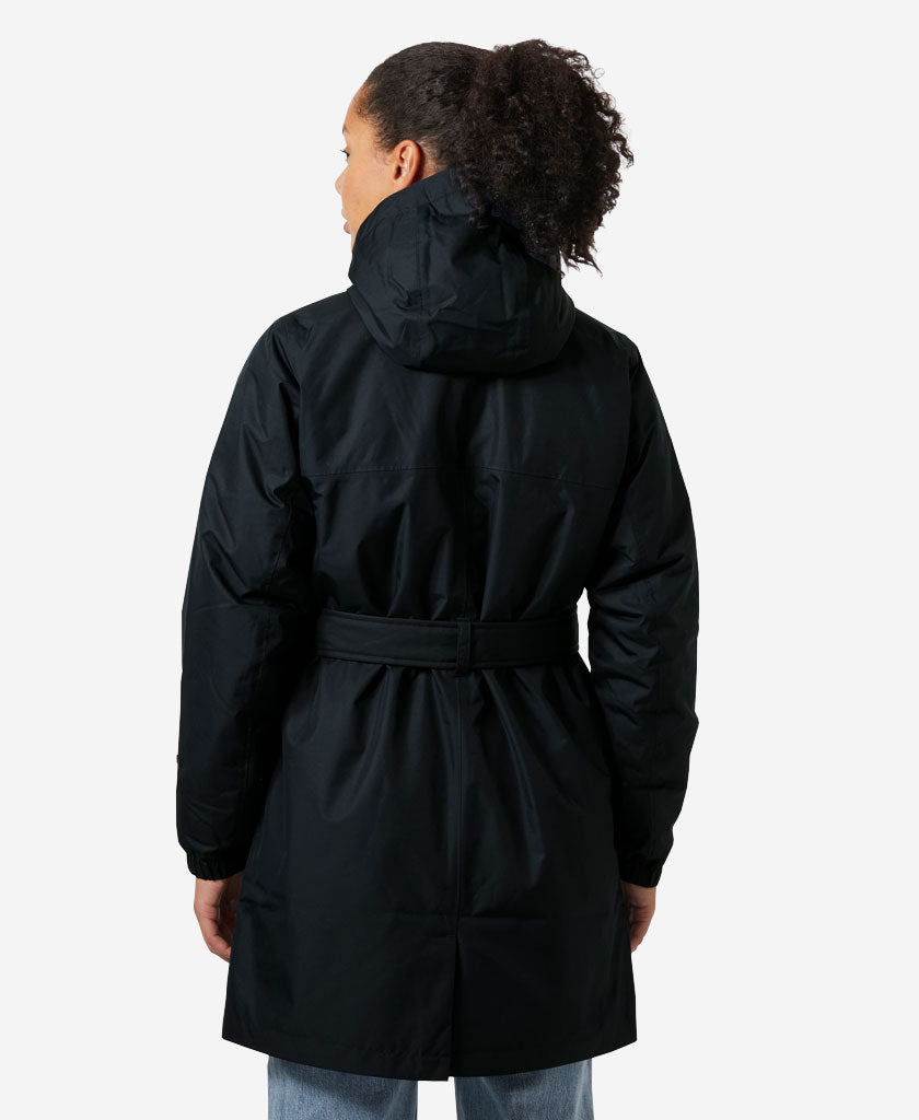 W HH CLASSIC INS TRENCH, Navy