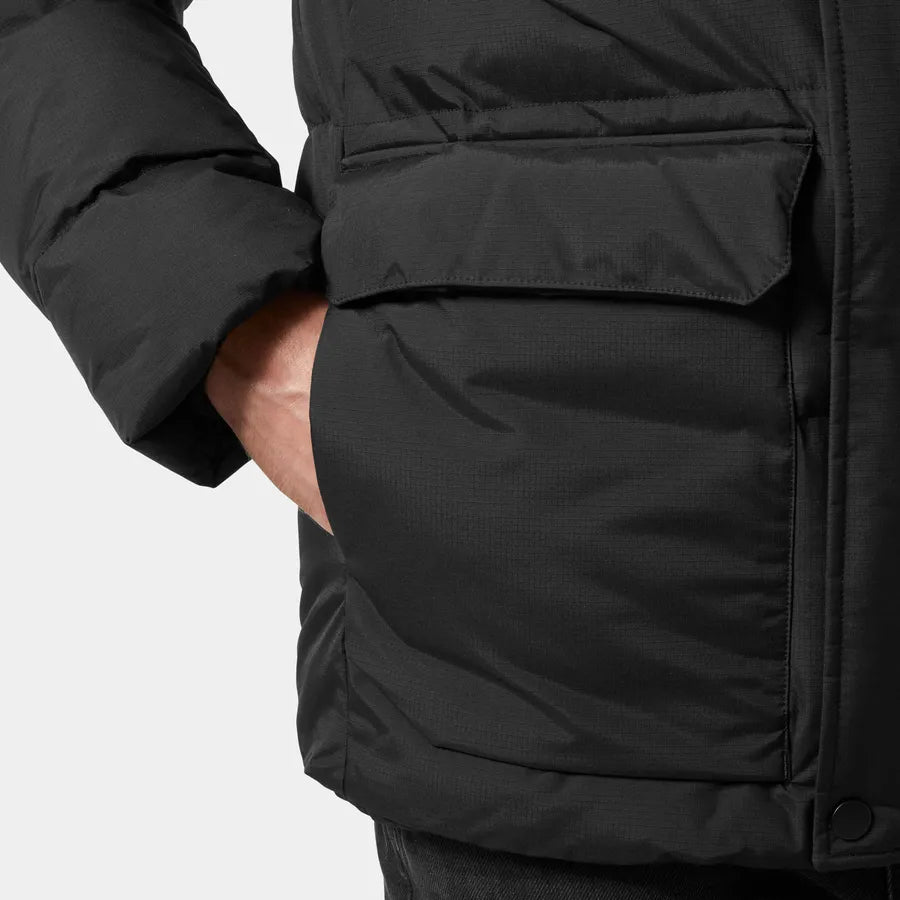 NORDIC PUFFY JACKET, Black