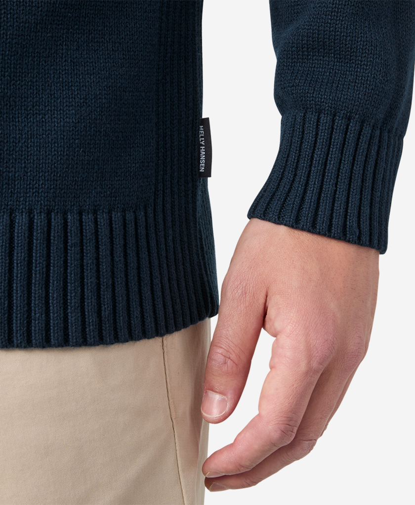 SMOEGEN 1/2 ZIP SWEATER, Navy