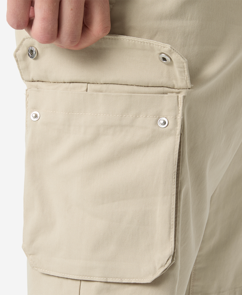 BRYGGEN CARGO SHORTS, Khaki