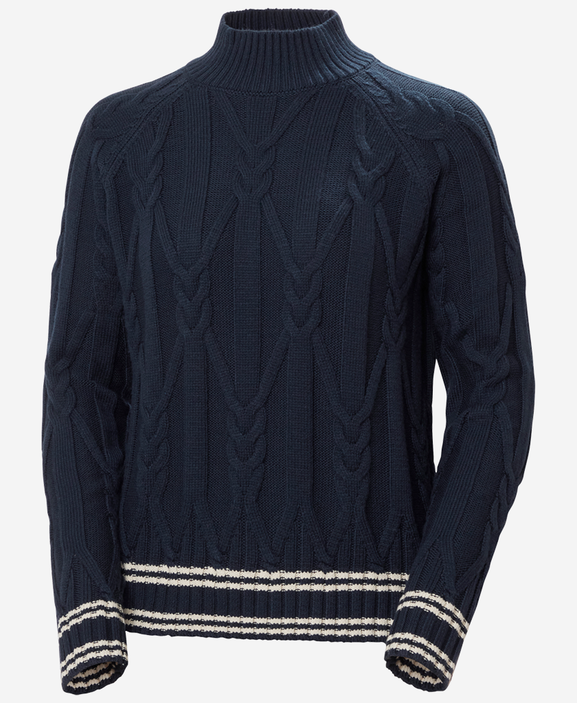W POSITANO KNIT SWEATER, Navy