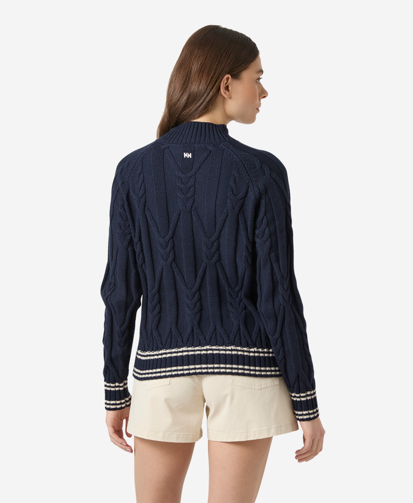 W POSITANO KNIT SWEATER, Navy