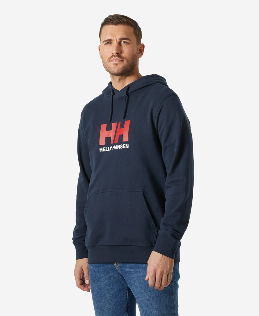 HH LOGO HOODIE, Navy