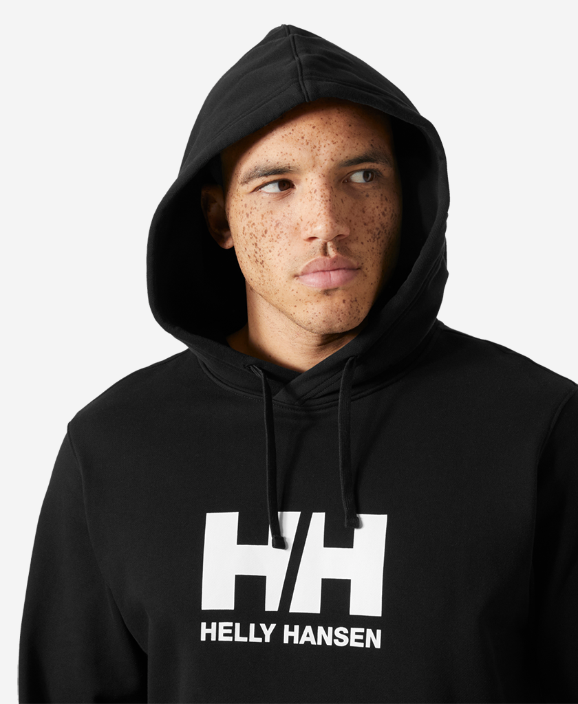 HH LOGO HOODIE, Black