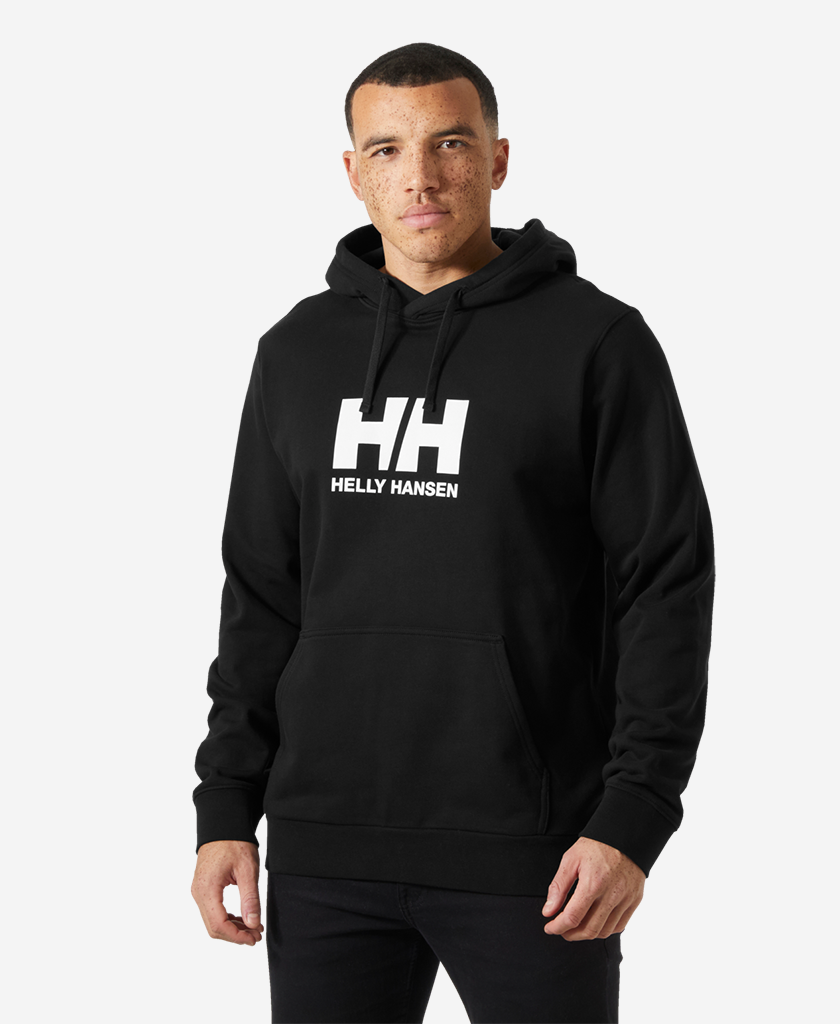 HH LOGO HOODIE, Black