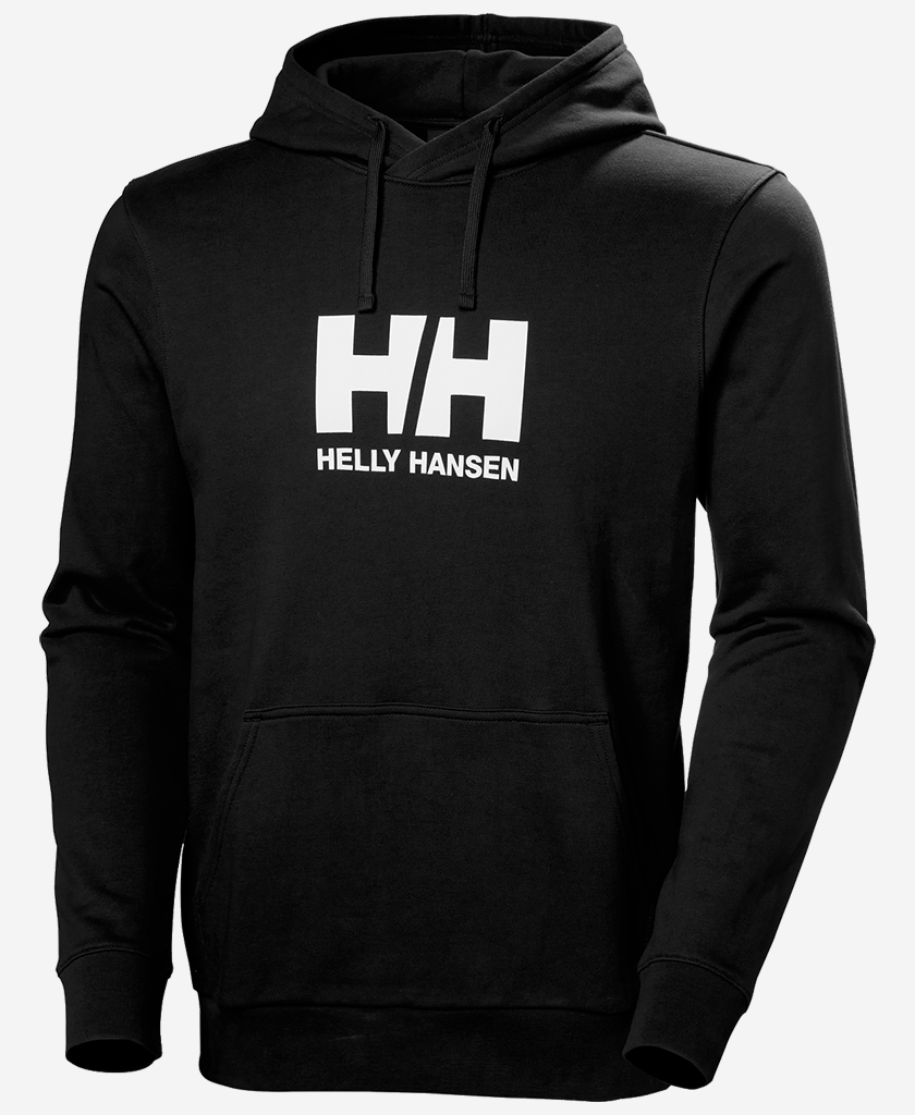 HH LOGO HOODIE, Black