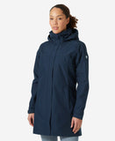 W ADEN LONG JACKET, Navy