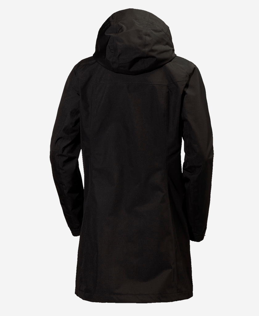 W ADEN LONG JACKET, Black