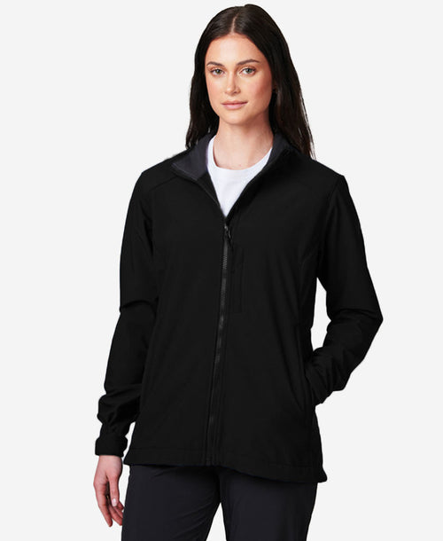 W PARAMOUNT SOFTSHELL JACKET, Black