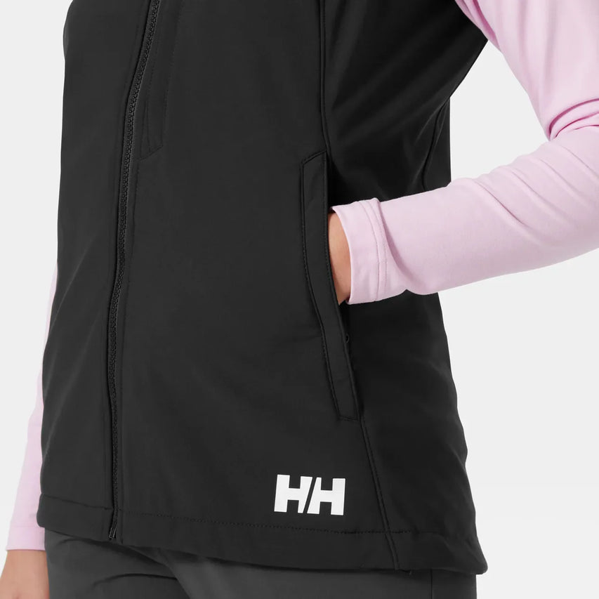 W PARAMOUNT SOFTSHELL VEST, Black