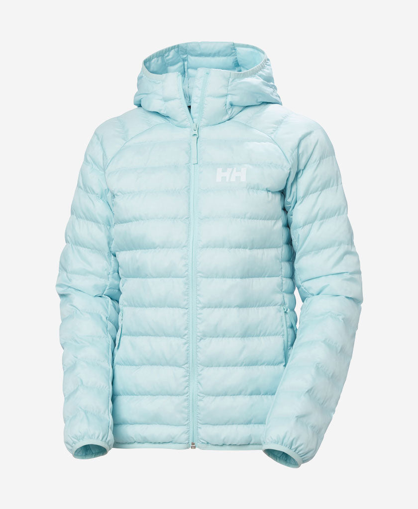 W BANFF HOODED INSULATOR, Barely Blue
