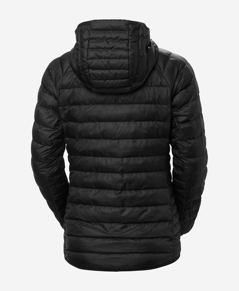 W BANFF HOODED INSULATOR, Black