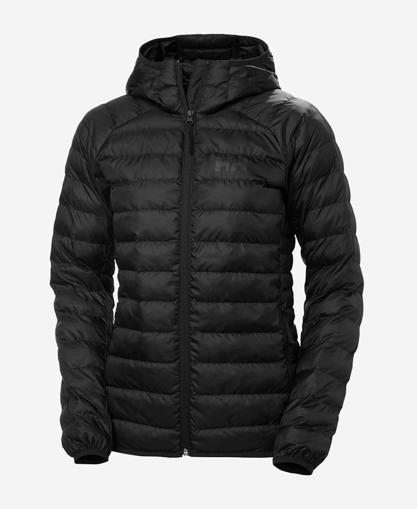 W BANFF HOODED INSULATOR, Black