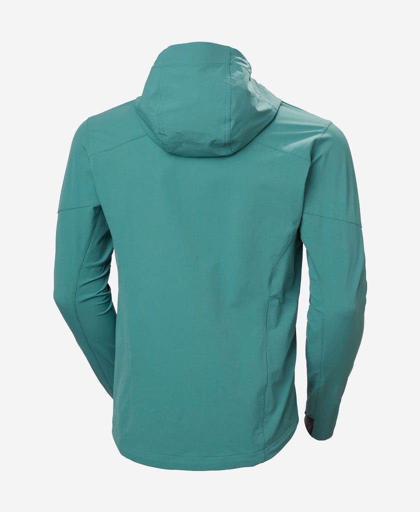 BLAZE SOFTSHELL HOOD, Opal Green