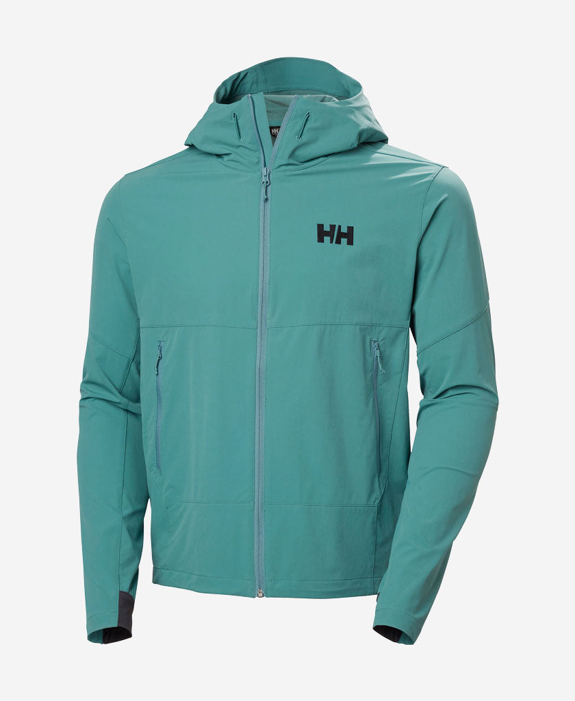 BLAZE SOFTSHELL HOOD, Opal Green