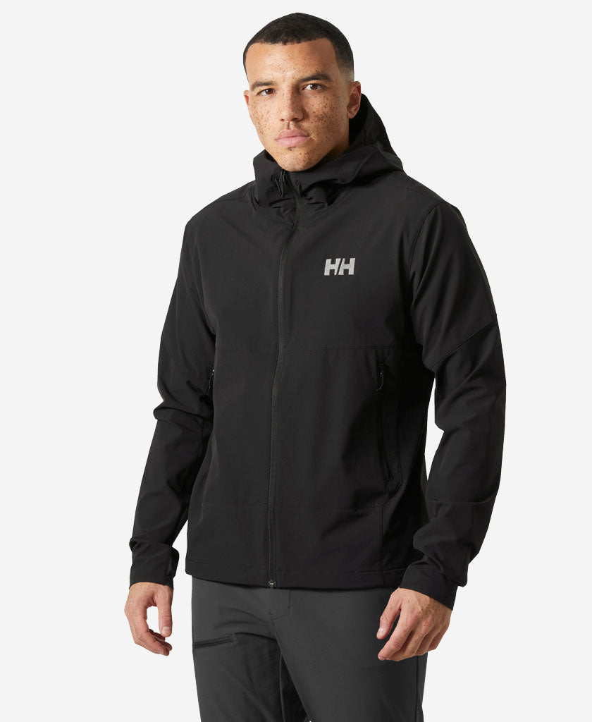 BLAZE SOFTSHELL HOOD, Black