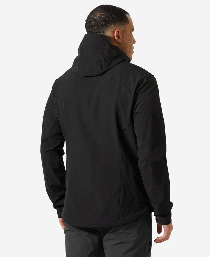BLAZE SOFTSHELL HOOD, Black