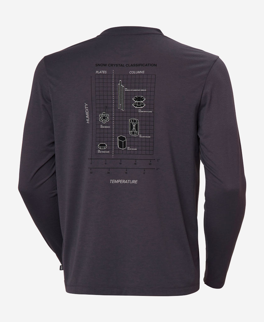 SKOG GRAPHIC LS TEE, Smoked Purple