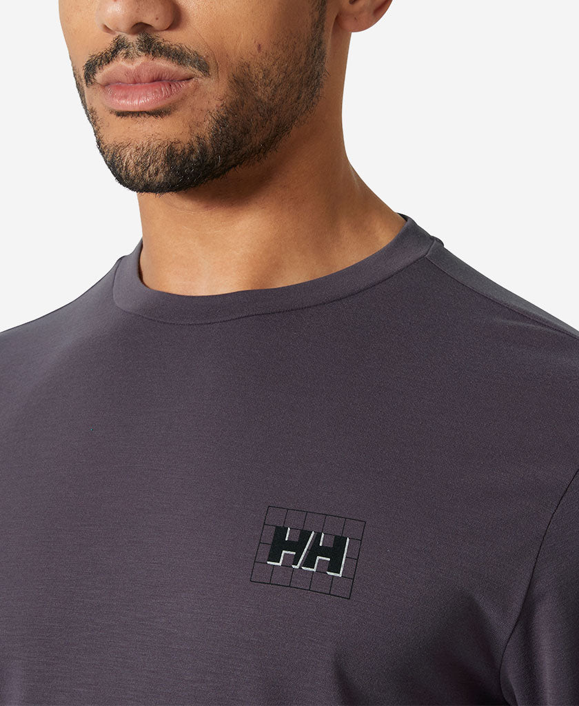 SKOG GRAPHIC LS TEE, Smoked Purple