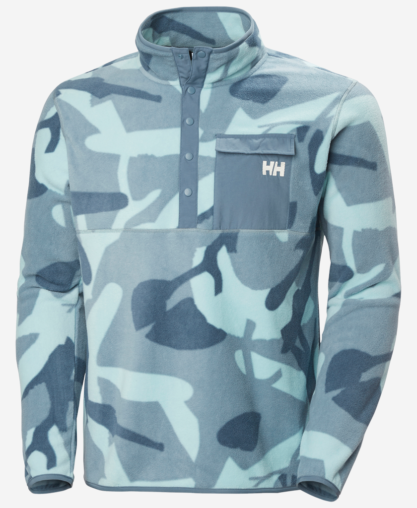 MARIDALEN PRINTED FLEECE, Windy Blue  HH JPN Camo