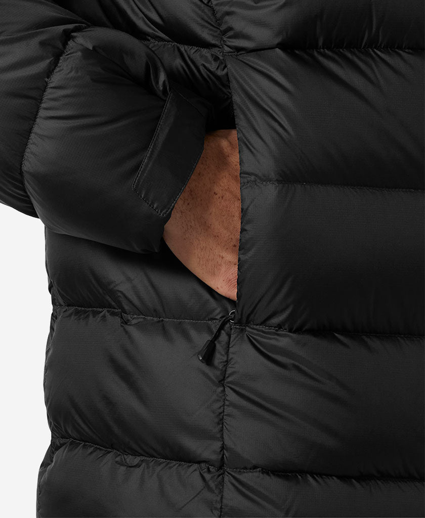 GLACIER DOWN JACKET, Black