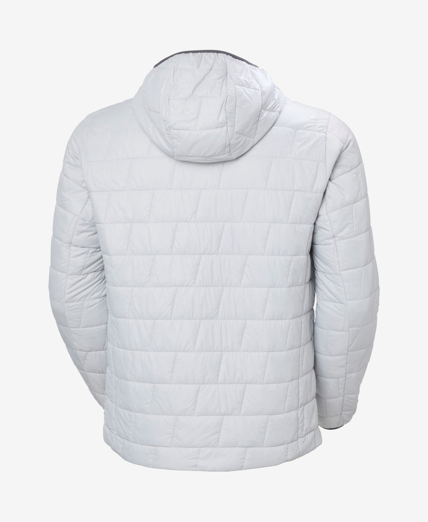 LIFALOFT HOODED INSULATOR, Grey Fog
