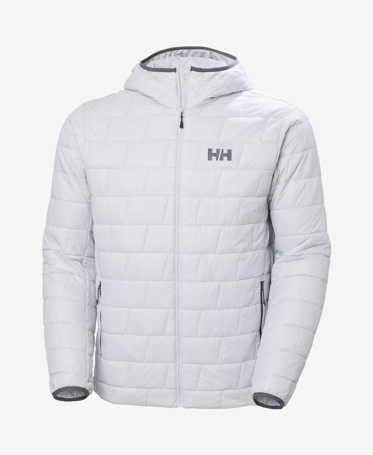 LIFALOFT HOODED INSULATOR, Grey Fog