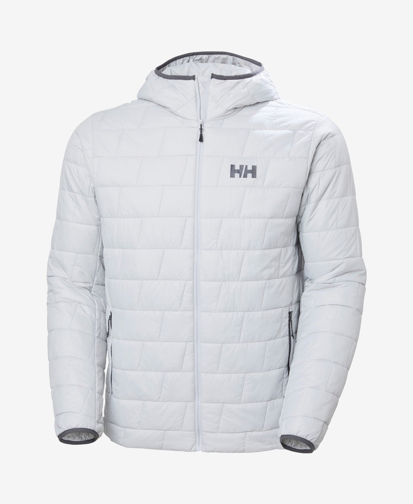 LIFALOFT HOODED INSULATOR, Grey Fog
