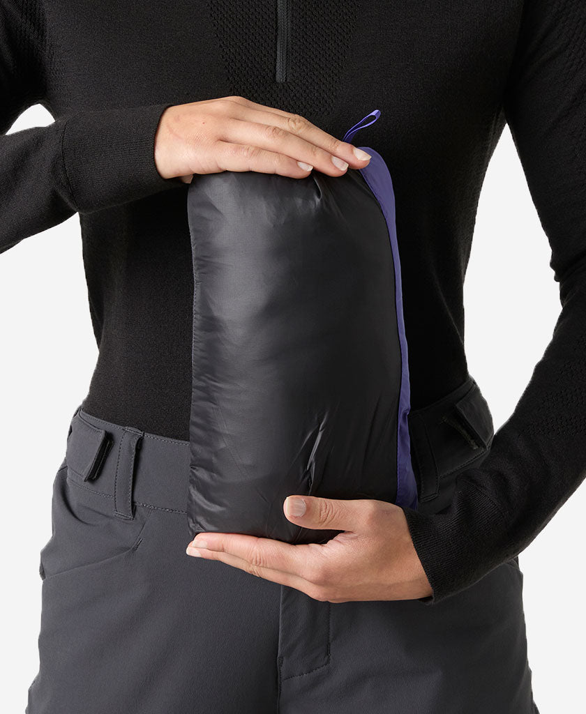 W LIFALOFT HOODED INSULATOR, Ultra Violet