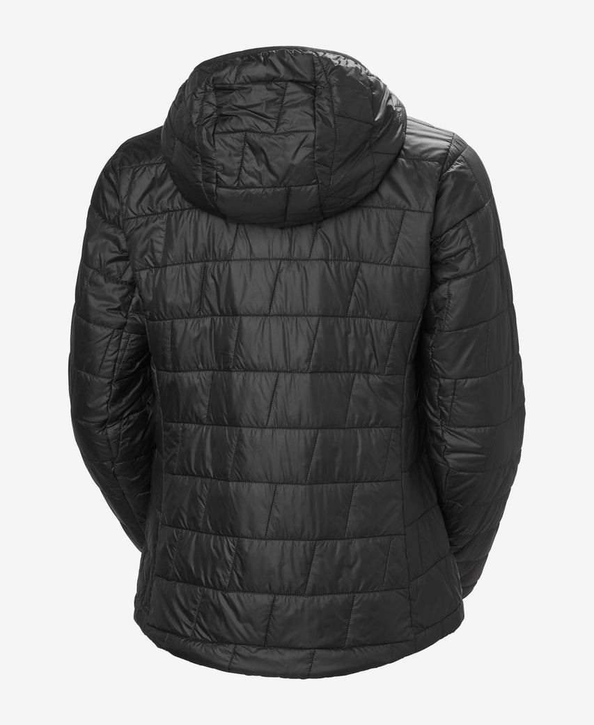 W LIFALOFT HOODED INSULATOR, Black