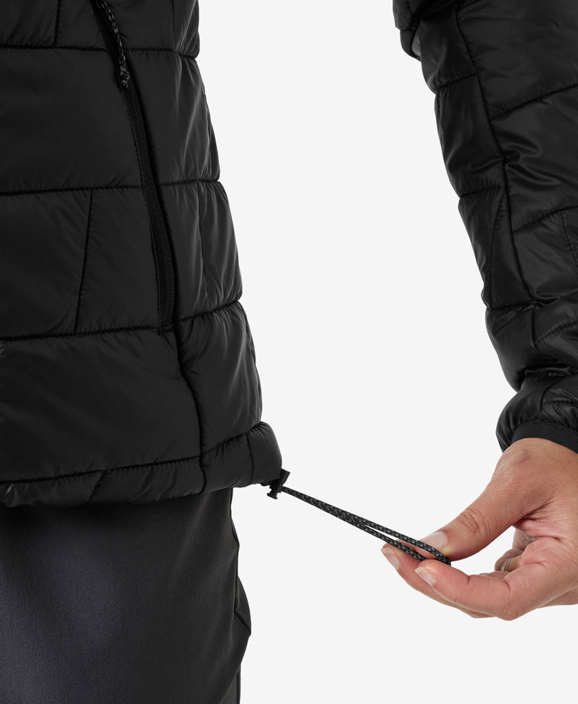 W LIFALOFT HOODED INSULATOR, Black