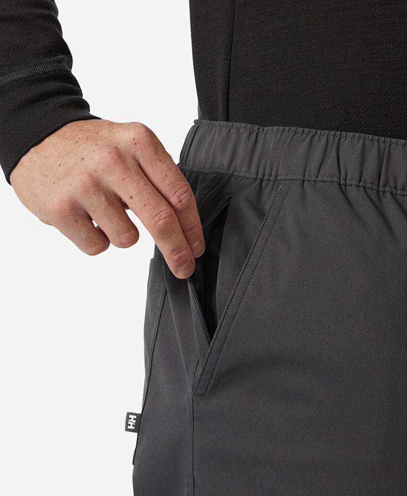 HOLMEN RELAXED PANT, Ebony