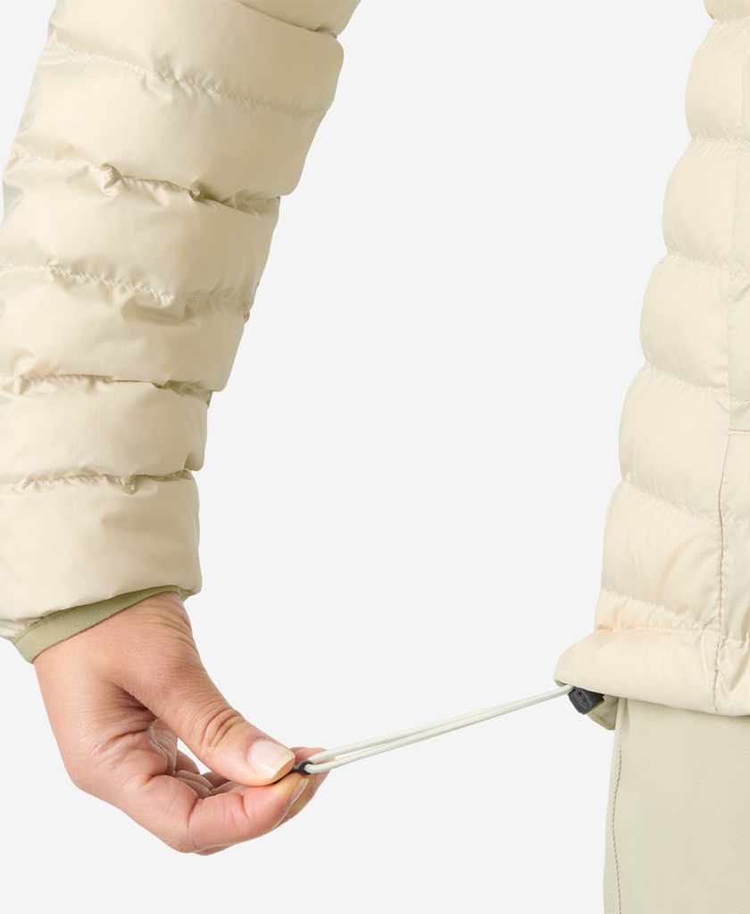 W SIRDAL HOODED INSULATOR JACKET, Cream