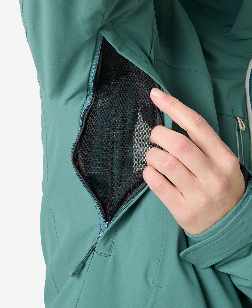 W ALPHELIA LIFALOFT JACKET, Opal Green