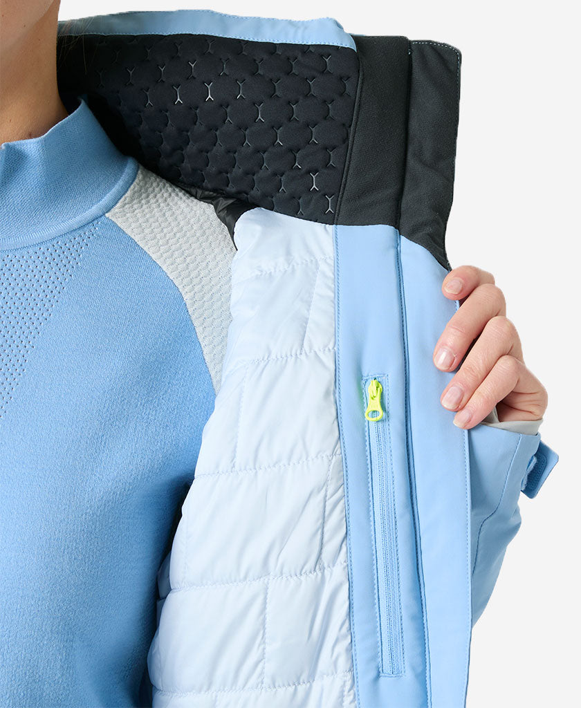 W ALPHELIA LIFALOFT JACKET, Bright Blue